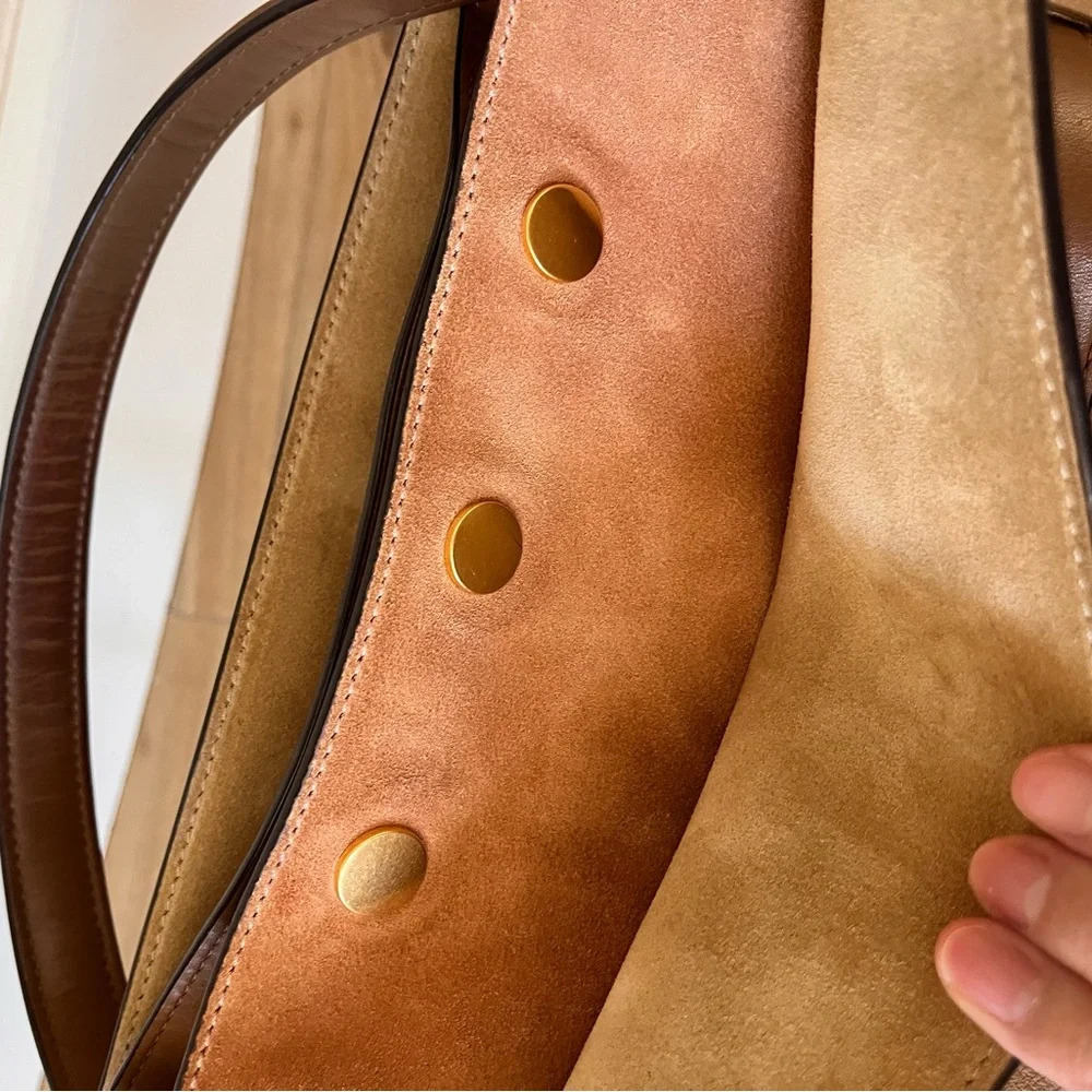 Tory Burch Lee Radziwill Small double bag in Tiramisu - Picture 5 of 12